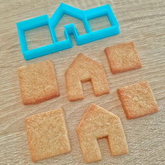 Mini (Mug Topper) Gingerbread House Cookie Cutter Set - The Party Room