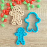 Gingerbread Man Cookie Cutter & Fondant Stamp - The Party Room