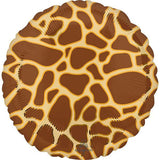 Giraffe Print Foil Balloon - The Party Room