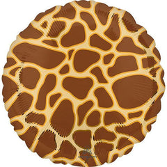 Giraffe Print Foil Balloon - The Party Room