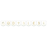 Botanical God Bless Pennant Banner - The Party Room