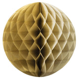 Gold Honeycomb Balls 35cm - The Party Room