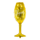 Large Champagne Glass Foil Balloon - The Party Room