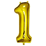 Gold Giant Foil Number Balloon - 1