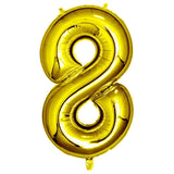 Gold Giant Foil Number Balloon - 8