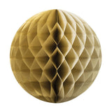 Gold Honeycomb Balls 25cm - The Party Room