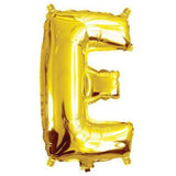 Gold Foil Letter Balloons - E - The Party Room