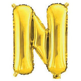Gold Foil Letter Balloons - N - The Party Room