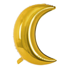 Large Gold Moon Foil Balloon - The Party Room