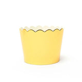 Scalloped Gold Foil Baking Cups 25pk - The Party Room