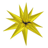 Large Gold Starburst Foil Balloon