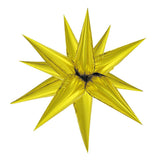 Large Gold Starburst Foil Balloon - The Party Room