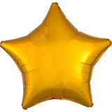 Metallic Gold Star Foil Balloons - The Party Room