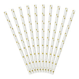 Gold Star Straws 10pk