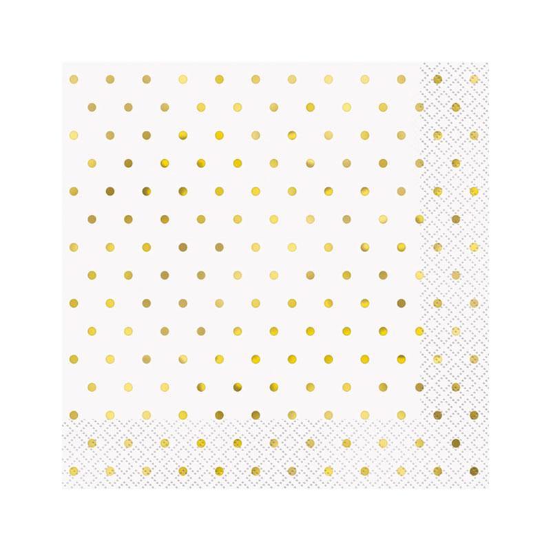 Gold Dot Napkins - The Party Room