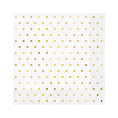 Gold Dot Napkins - The Party Room