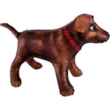 Large Golden Dog Foil Balloon