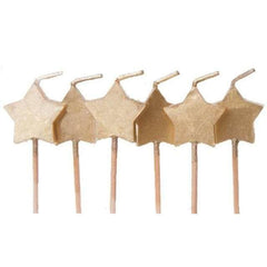 Gold Star Candles - The Party Room