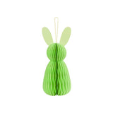 Light Green Bunny Honeycomb Decoration - The Party Room