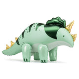 Jumbo Green Triceratops Foil Balloon - The Party Room