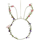 Contemporary Easter Bunny Wreath with Foliage - The Party Room