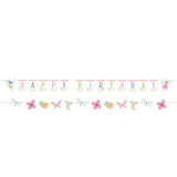 Fairy Forest Happy Birthday Banner