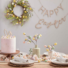 Easter Stems & Egg Decoration 5pk - The Party Room