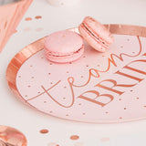 Team Bride Hen Party Plates 8pk - The Party Room