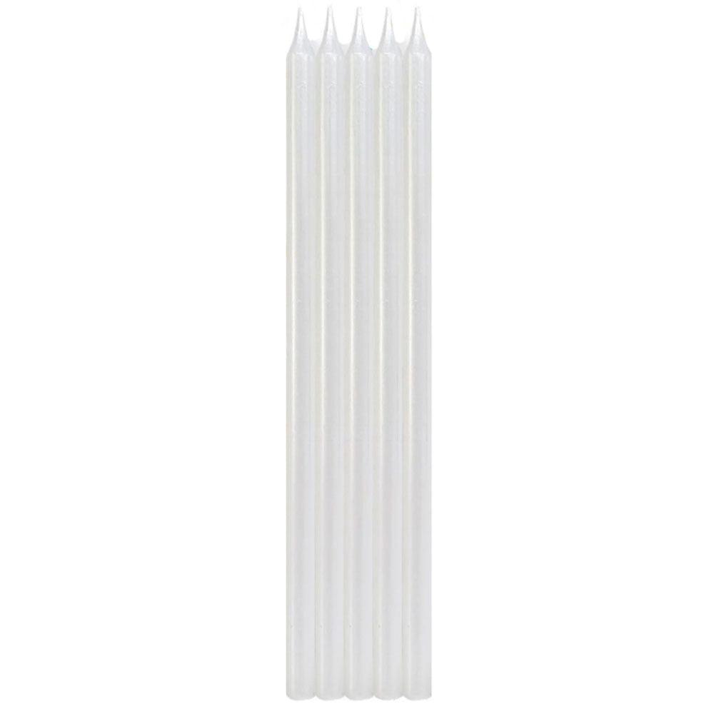 Iridescent Tall Candles 10pk - The Party Room