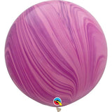 Large 75cm Pink & Violet SuperAgate Balloons
