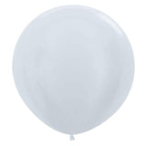 Jumbo 90cm Satin Pearl Balloons - The Party Room