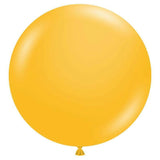 Jumbo 90cm Tuftex Mustard Balloons - The Party Room