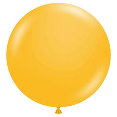Jumbo 90cm Tuftex Mustard Balloons - The Party Room