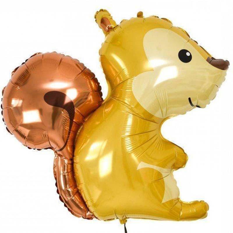 Jumbo Woodland Squirrel Foil Balloon - The Party Room