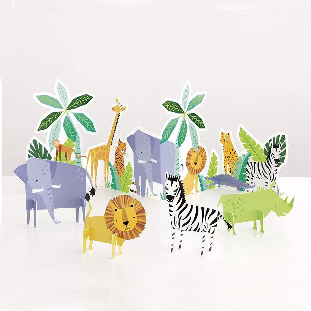 Safari Table Decoration Kit 5pk - The Party Room