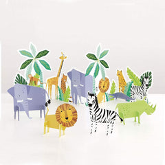 Safari Table Decoration Kit 5pk - The Party Room