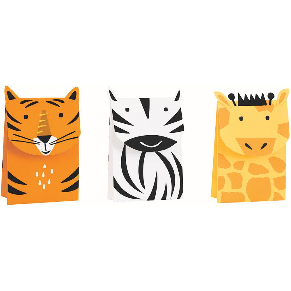 Jungle Treat Bags 3pk - The Party Room