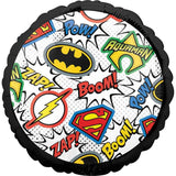 Justice League Round Foil Balloon - The Party Room