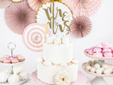 Gold Mr & Mrs Cake Topper - The Party Room