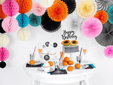 Black Happy Birthday Cake Topper - The Party Room