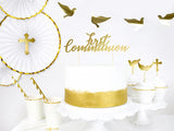 Gold First Communion Cake Topper - The Party Room