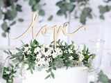 Wooden Love Cake Topper - The Party Room