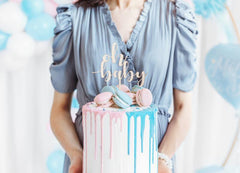 Wooden Oh Baby Cake Topper - The Party Room