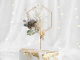 Wooden Hexagon Cake Topper - The Party Room
