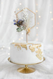 Wooden Hexagon Cake Topper - The Party Room