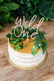 Wooden Wild One Cake Topper - The Party Room
