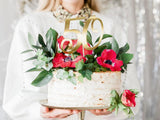 Gold 50th Cake Topper - The Party Room