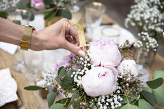 Gold Table Numbers - The Party Room