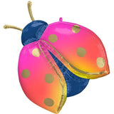 Large Ladybug Foil Balloon