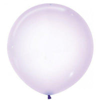 Large 60cm Crystal Pastel Lilac Balloons - The Party Room